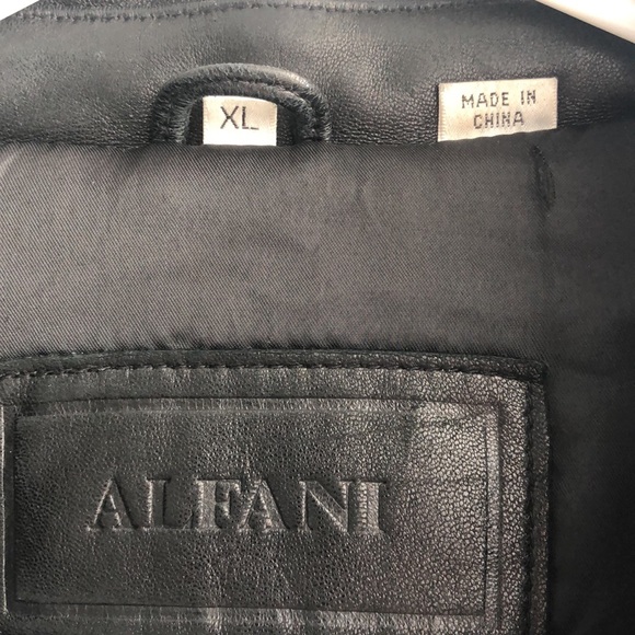 Alfani Genuine Leather Men’s Leather Jacket - Picture 7 of 10